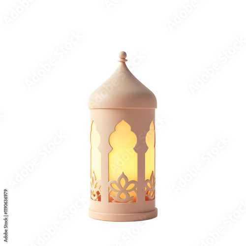Illuminated Moroccan Lantern Warm, Intricate Design