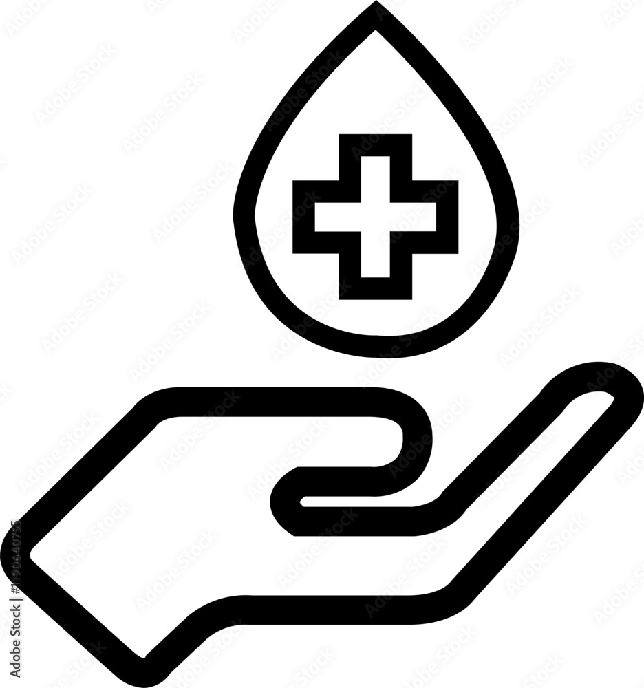 Blood Donation icon, Life-Saving Blood Donation Process Vector Icon Blood Donation icon, Life-Saving Blood Donation Process Vector Icon