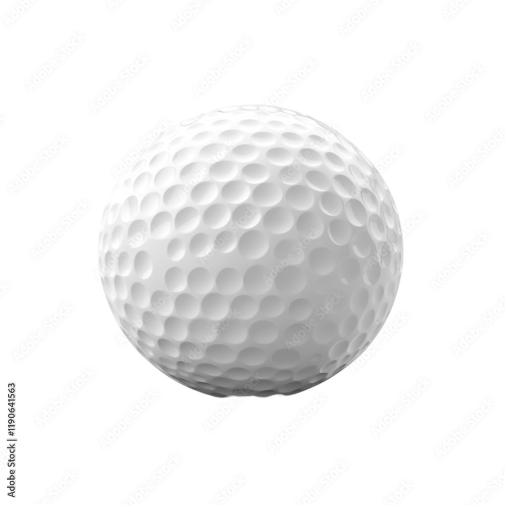 Close-up of a Classic White Golf Ball Close-up of a Classic White Golf Ball