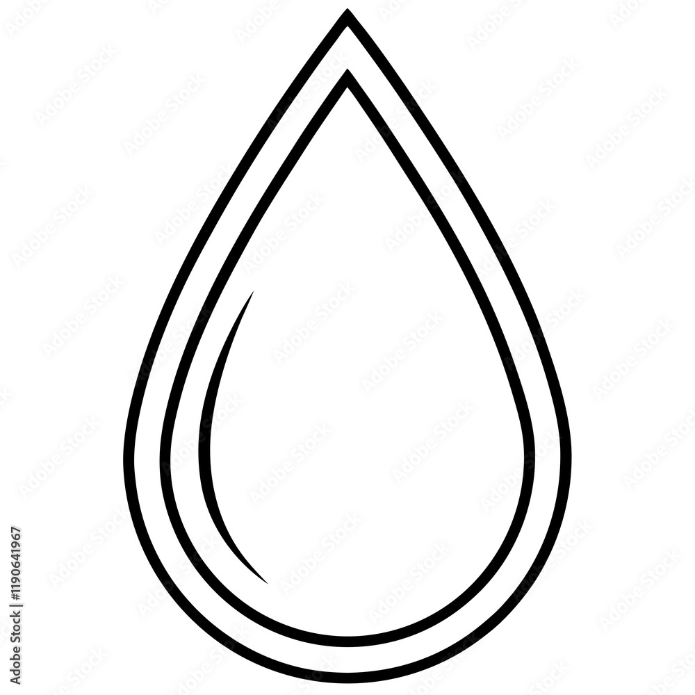 Minimalist Water Drop Vector Patterns Minimalist Water Drop Vector Patterns