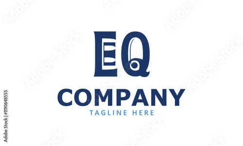 EQ E eq initial logo | initial based abstract modern minimal creative logo, vector template image. luxury logotype logo, real estate homie logo. typography logo. initials logo