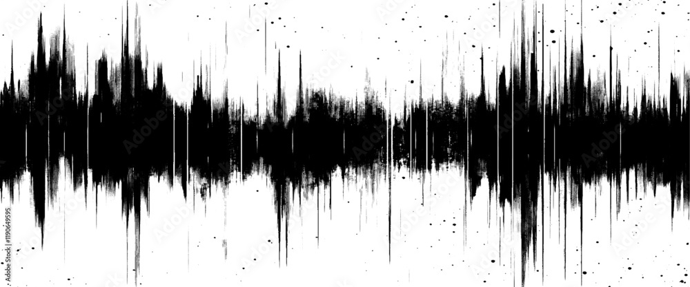 Vector brush grunge texture Rough Black Scratches splatter grunge distressed background.