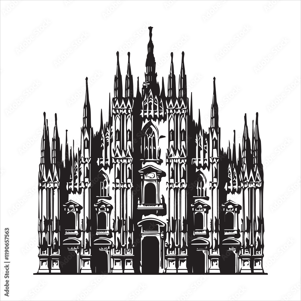 Fototapeta premium World Famous Monument illustration Design, World Landmark Vector ClipArt