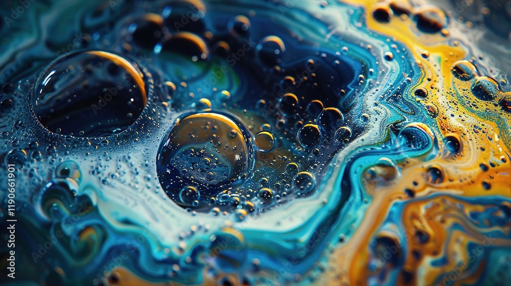 A_close-up_of_an_iridescent_soap_bubble_showcasing A_close-up_of_an_iridescent_soap_bubble_showcasing