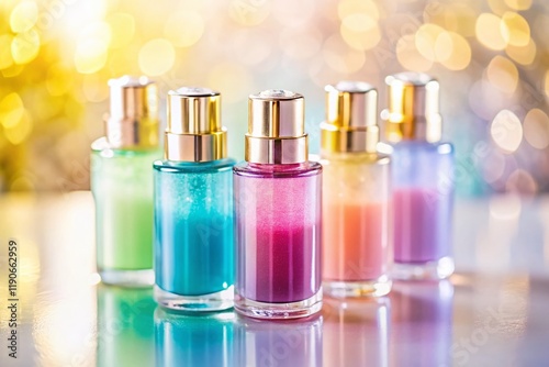 Miniature Cosmetic Bottles: Tilt-Shift Photography of Skincare Products