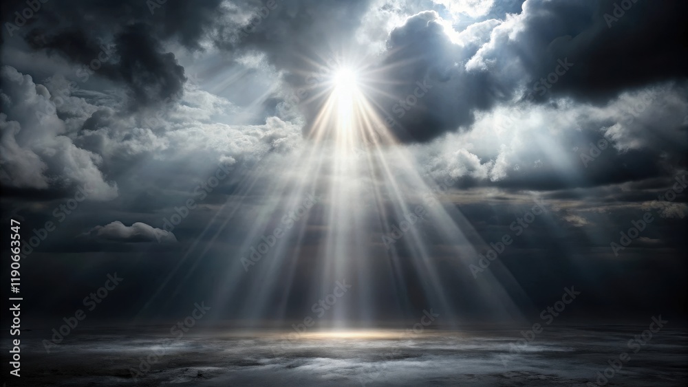 In a stark contrast of light and shadow, a sliver of sunlight breaks through a gloomy atmosphere, casting an ethereal glow on the surrounding environment , black backdrop, glow In a stark contrast of light and shadow, a sliver of sunlight breaks through a gloomy atmosphere, casting an ethereal glow on the surrounding environment , black backdrop, glow