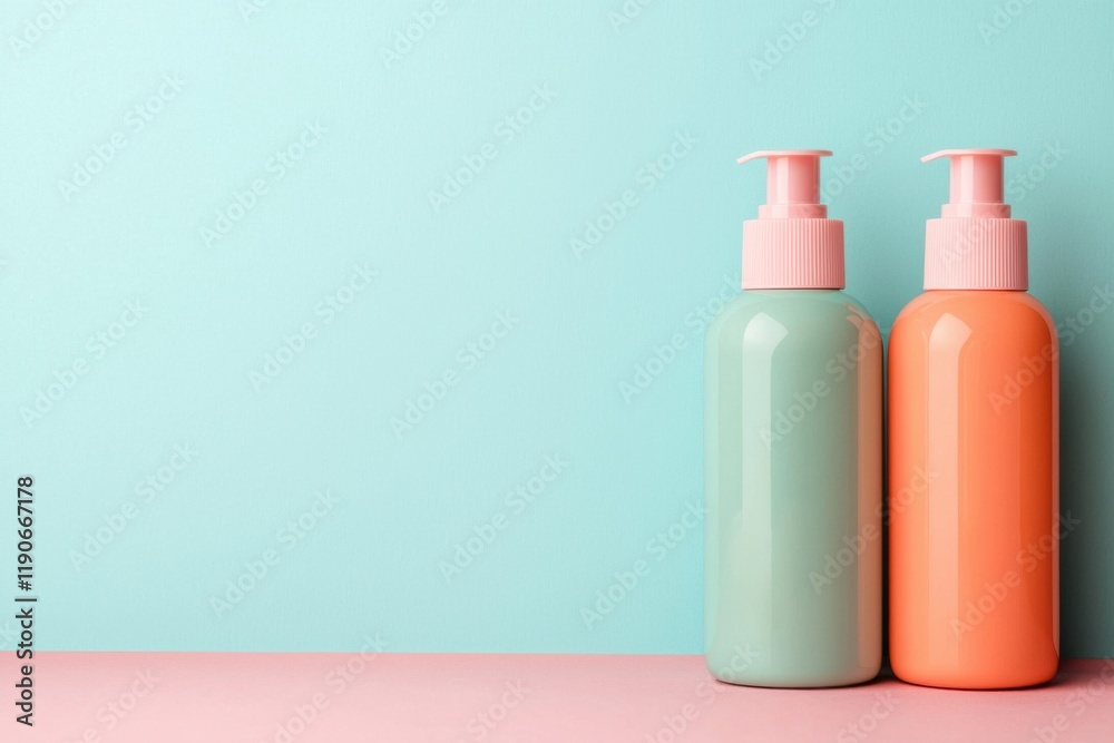 Cosmetic product display minimalist studio photography soft palette close-up beauty concept Cosmetic product display minimalist studio photography soft palette close-up beauty concept