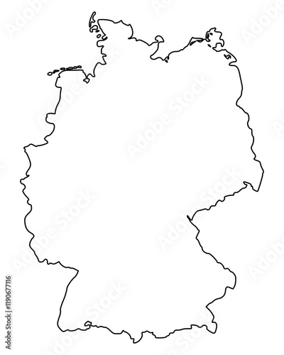 Karte von Deutschland