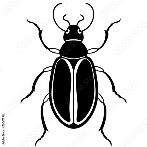 stag beetle illustration