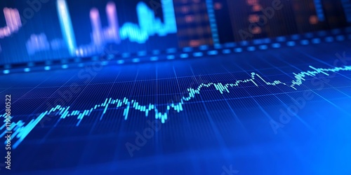 Clean stock chart showing slow but steady growth.