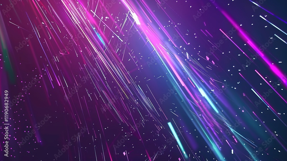Obraz premium Night_sky_CosmosColorful_Abstract_background_dream