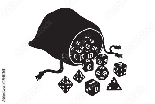 D20 dice seamless background, cartoon sci-fi game pattern, D20 dice vector, tabletop RPG seamless texture, fantasy game dice background, Dungeons and Dragons pattern, RPG dice seamless illustration, f