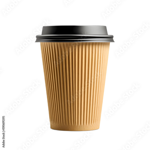 Wallpaper Mural Disposable Coffee Cup with Transparent Background and Steam Effect Torontodigital.ca