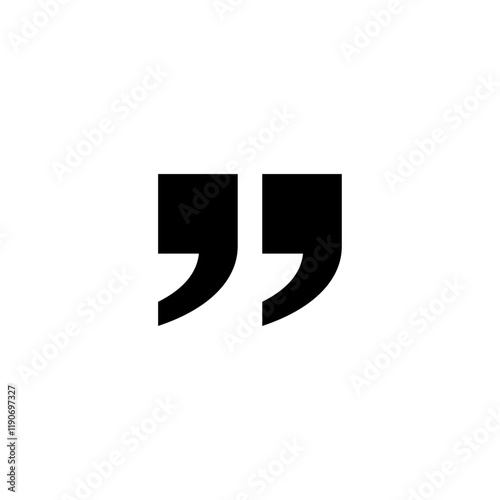 quotation mark icon 
