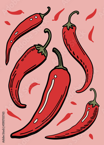 chilli illustration