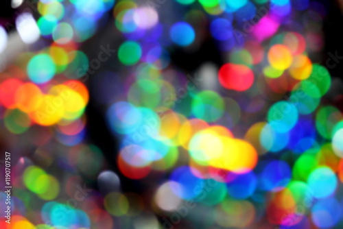 Beautiful multicolored background with sparkles and bokeh