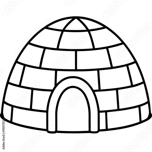 Contemporary Igloo Outline