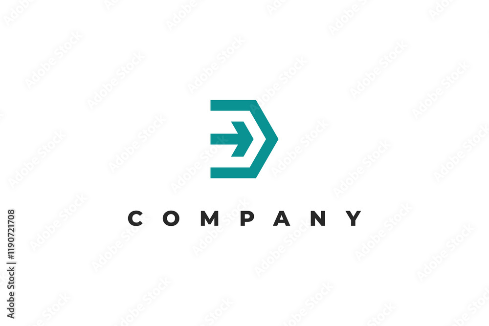 arrow and letter d modern logo design arrow and letter d modern logo design