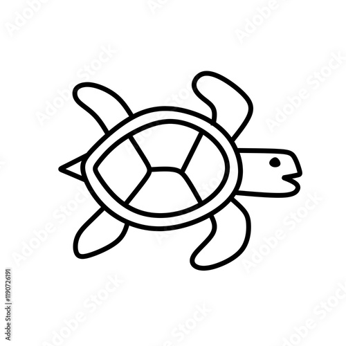 Turtle vector icon photo