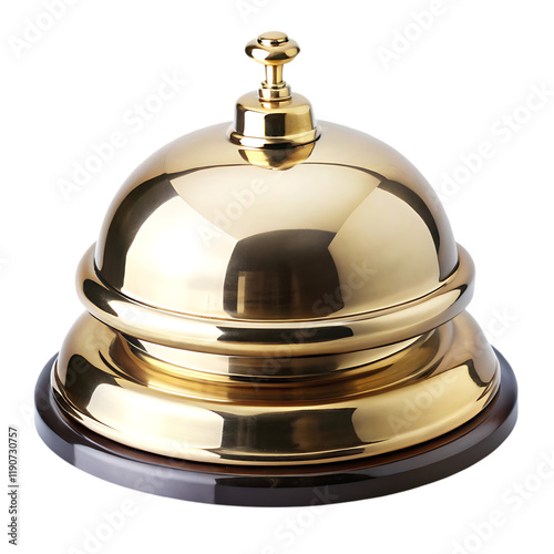 service bell isolated on white