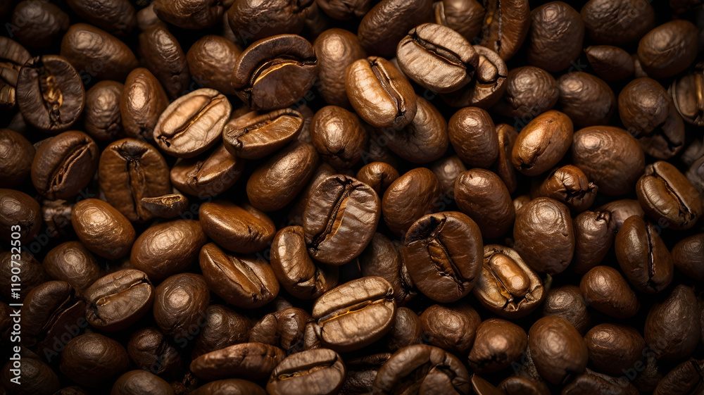 Obraz premium coffee beans background, ai generated