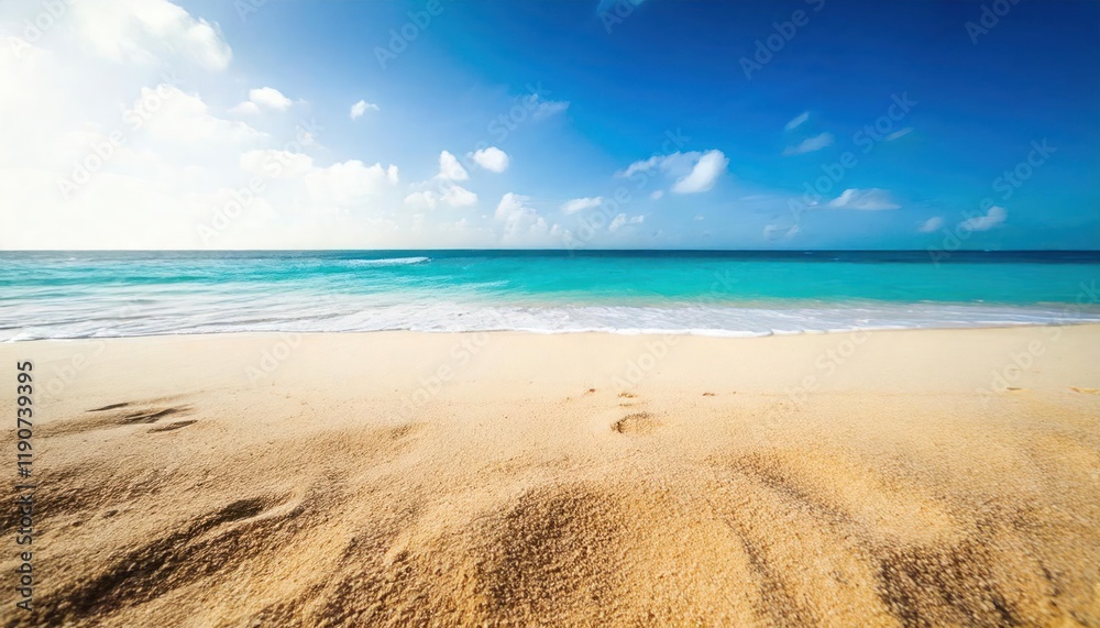Blurred tropical sandy beach sand with bokeh background, Summer vacation and product advertising concept Blurred tropical sandy beach sand with bokeh background, Summer vacation and product advertising concept