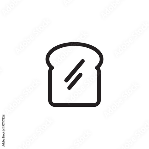 bread slice icon 