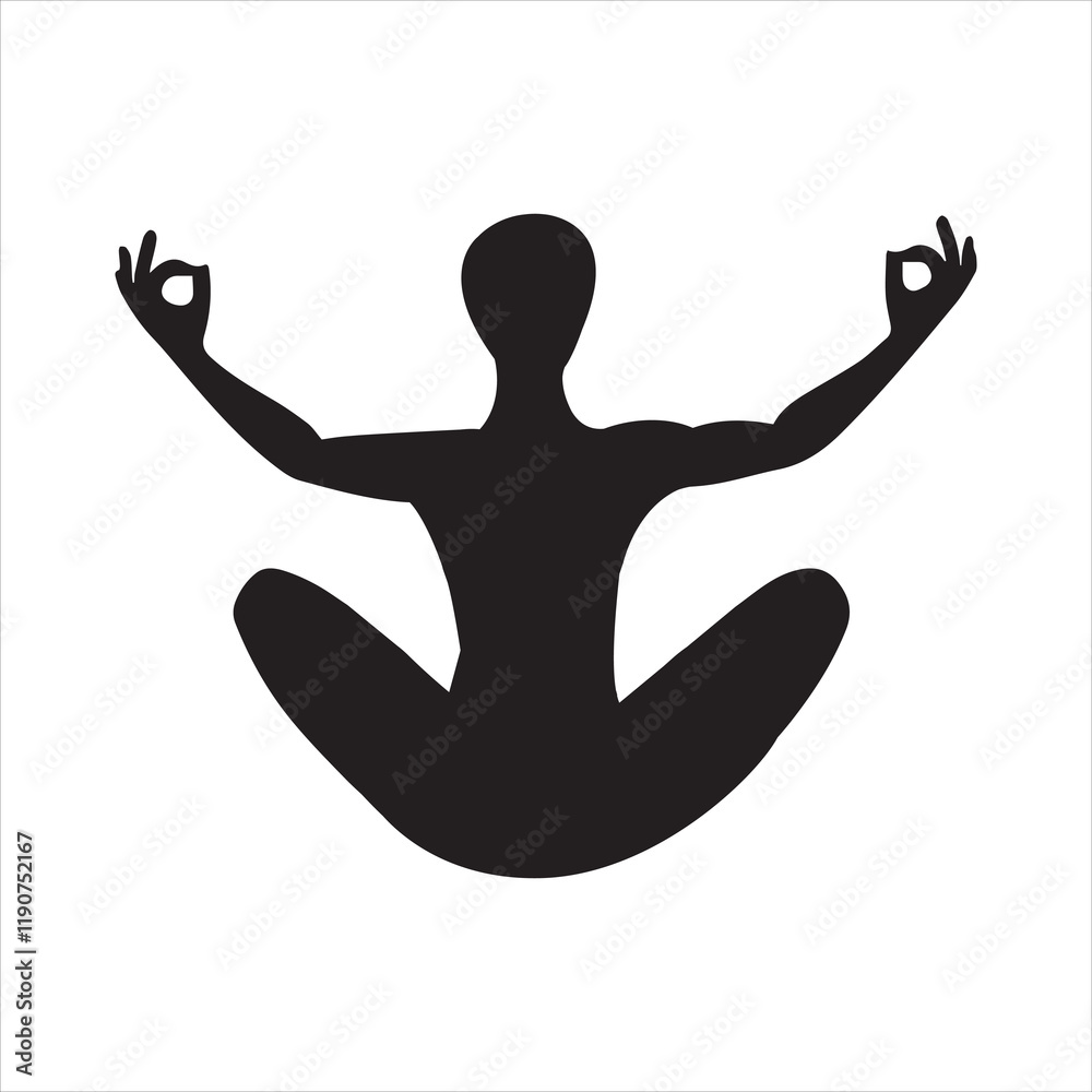 Yoga silhouette Design, exercise man illustration, Yoga ClipArt Graphics Yoga silhouette Design, exercise man illustration, Yoga ClipArt Graphics