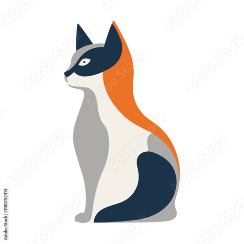 Cat Harmony vector art 