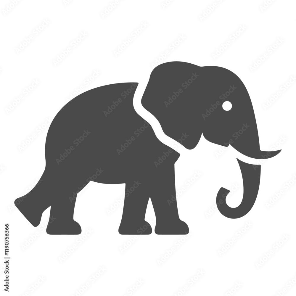 Obraz premium Elephant Elegance silhouette