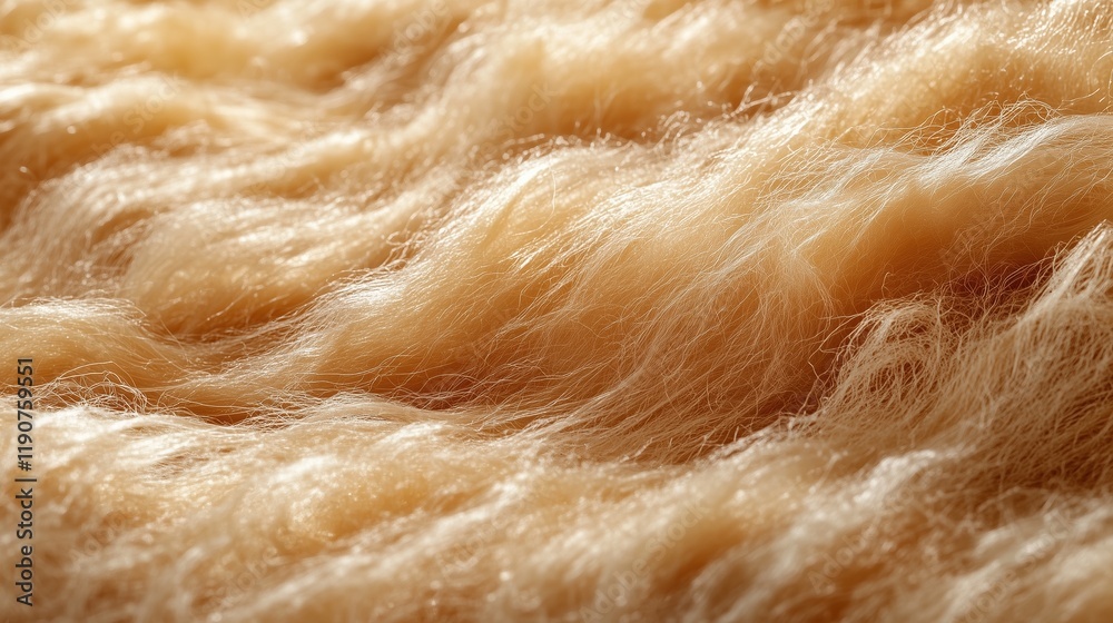 Soft Fiber Creates Gentle Waves: Texture, Material, Detail, Close-up, Background Soft Fiber Creates Gentle Waves: Texture, Material, Detail, Close-up, Background