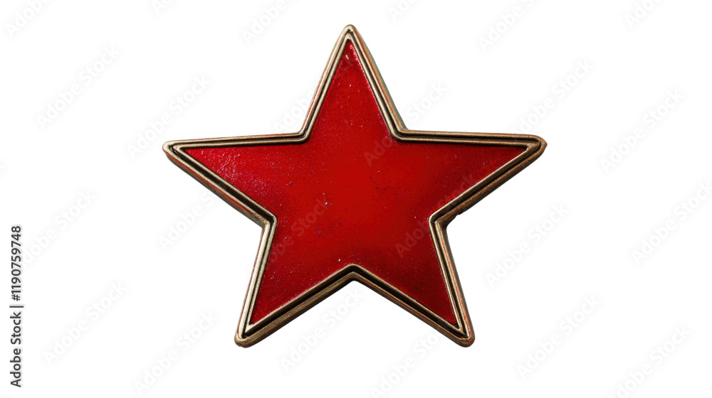 Fototapeta premium Star transparent background
