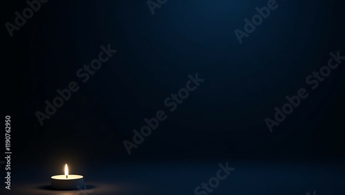 Candles on the dark background