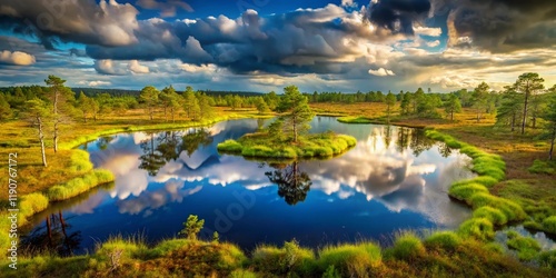 Serene Lake Tudusoo: Protected Mire Landscape in Estonia
