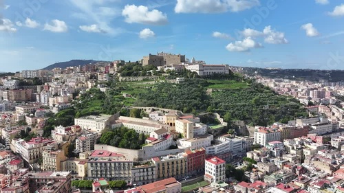 Aerial View Of Castel Sant'Elmo And Certosa Di San Martino In Naples photo