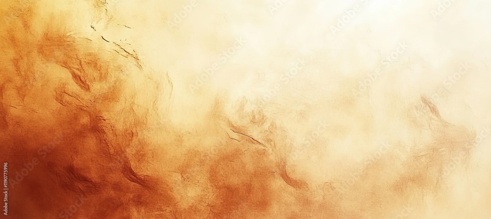 Fototapeta premium Abstract Golden Watercolor Wash Background with Soft Bokeh Effect and Ample Copy Space
