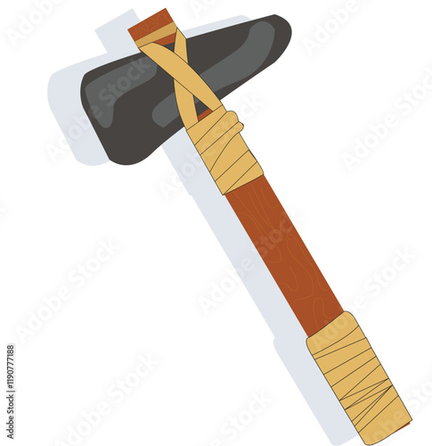 ancient stone axe, Ancient tool and weapon