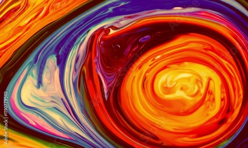 Wallpaper Mural abstract background colorful flowing liquid Torontodigital.ca
