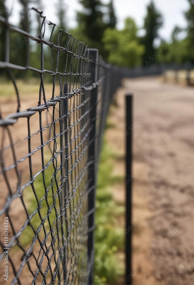 Close-up of wire fence with blurred background, togetherness, fence, protection, connection, wire Close-up of wire fence with blurred background, togetherness, fence, protection, connection, wire