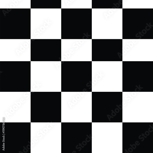 black and white chess board