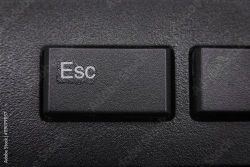 Obraz na płótnie Keyboard button, ESCAPE. Information and data.
w salonie