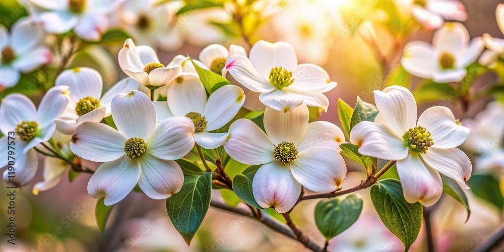 Stunning High-Definition Dwarf Dogwood Blossoms in Full Bloom - Springtime Nature Photography Stunning High-Definition Dwarf Dogwood Blossoms in Full Bloom - Springtime Nature Photography