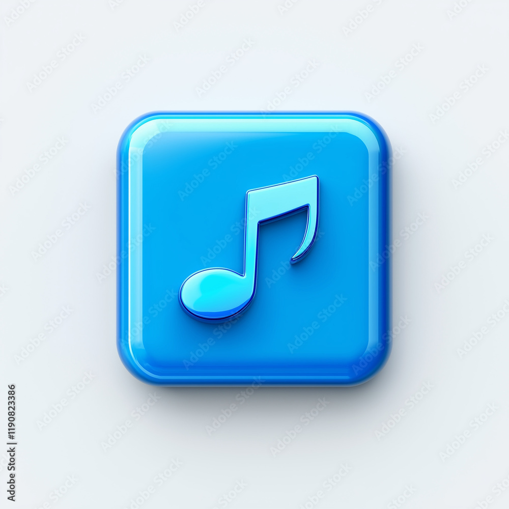 Eye-catching Blue Square Button with a Musical Note - Perfect for Enhancing Audio and Music Websites number one button Eye-catching Blue Square Button with a Musical Note - Perfect for Enhancing Audio and Music Websites number one button
