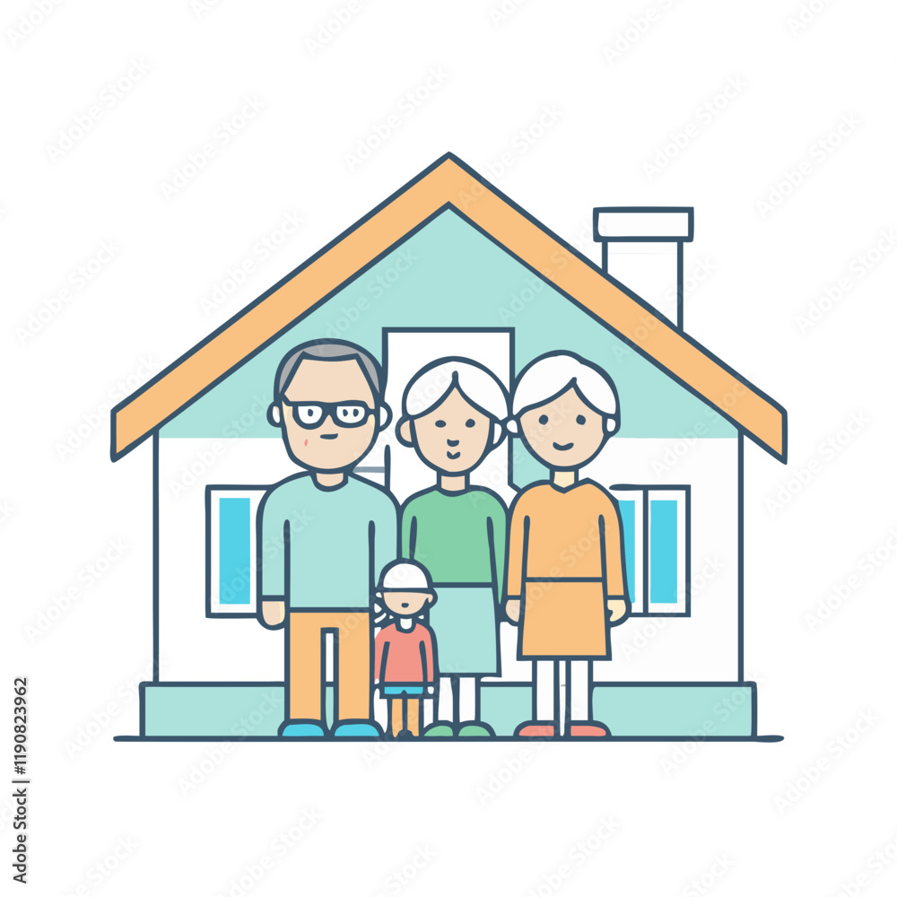 grandparents house vector icon, grandparents house vector illustration - simple illustration of grandparents house, perfect for logos grandparents house grandparents house vector icon, grandparents house vector illustration - simple illustration of grandparents house, perfect for logos grandparents house