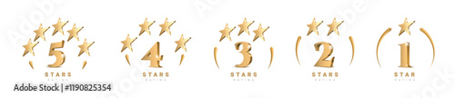 Star rating. star Symbol or emblem. vector illustration