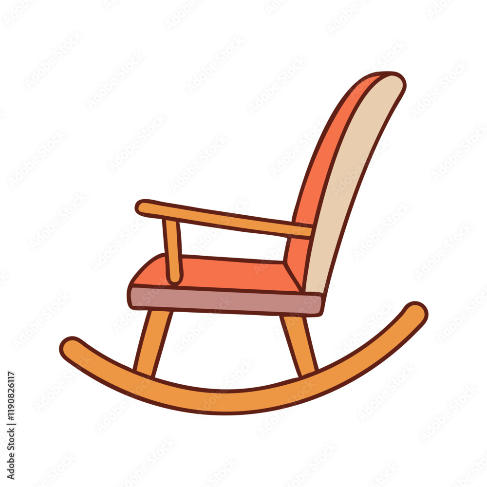 rocking chair vector icon, rocking chair vector illustration - simple illustration of rocking chair, perfect for logos rocking chair rocking chair vector icon, rocking chair vector illustration - simple illustration of rocking chair, perfect for logos rocking chair