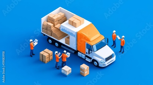 Supply chain team recalibrating operations to adapt to sudden market changes photo
