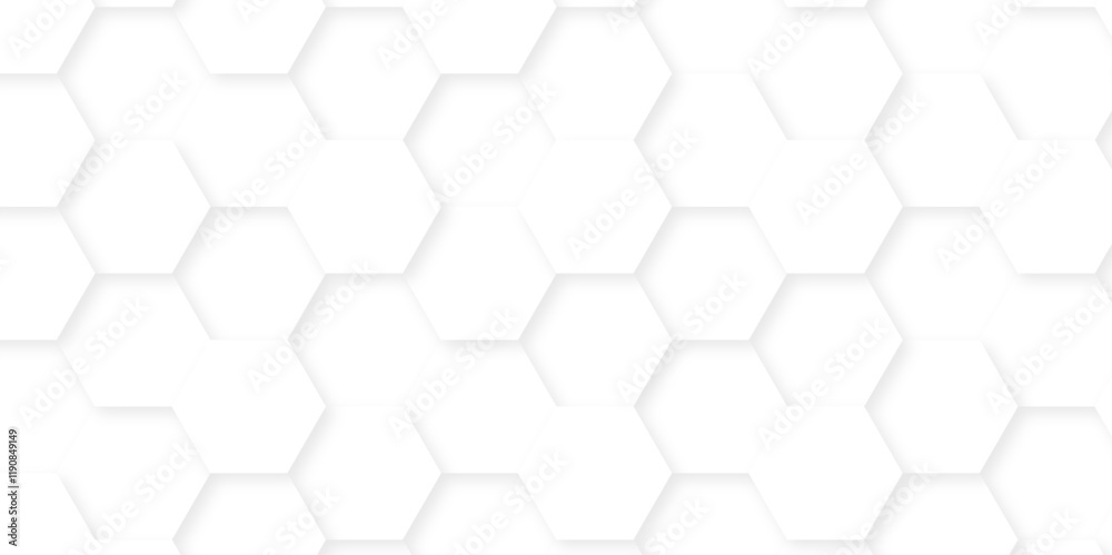 Abstract geometric vector design pattern with hexagonal shapes and modern digital texture for futuristic technology Illustrations. white hexagon design concept with geometric background. Abstract geometric vector design pattern with hexagonal shapes and modern digital texture for futuristic technology Illustrations. white hexagon design concept with geometric background.