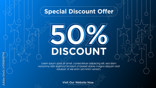 Special Discount Offer Banner Design For Sales, Marketing, Store Promotion, Offers