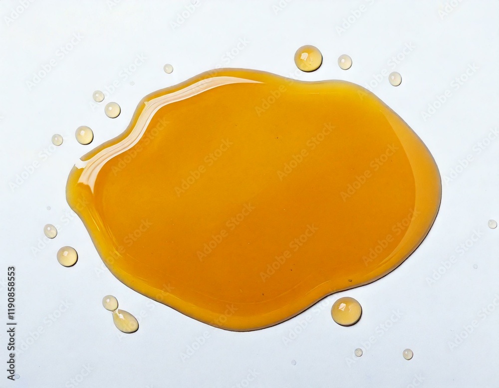 small pool of oil